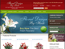 Tablet Screenshot of floraldesignbyheidi.com